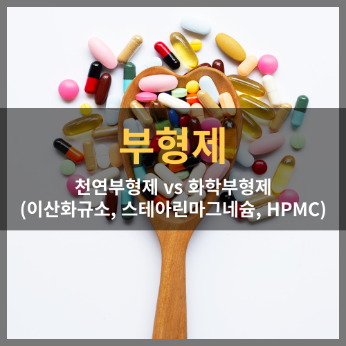 Excipients: Natural vs. Chemical Excipients (Silicon Dioxide, Magnesium Stearate, HPMC)