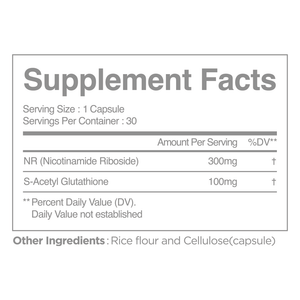 NR Glutathione 30 caps